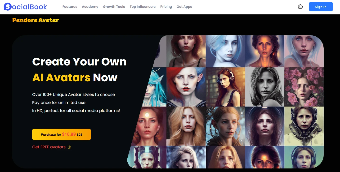 Pandora Avatars