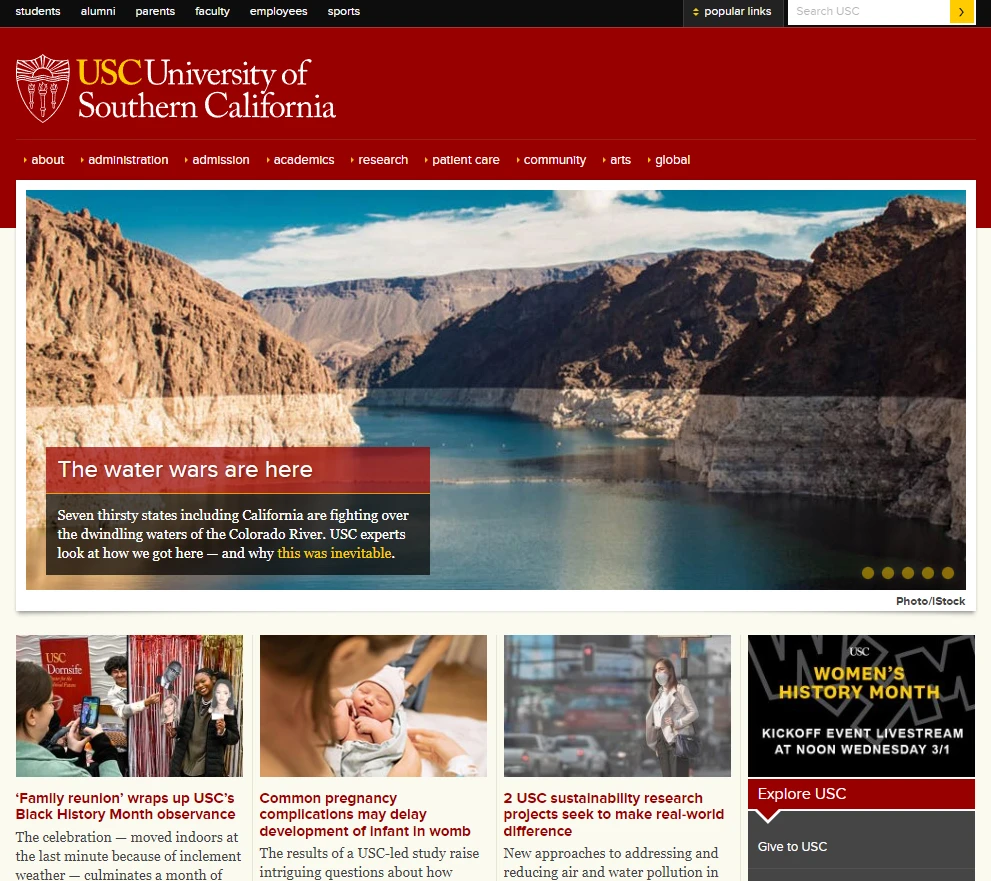 南加利福尼亚大学