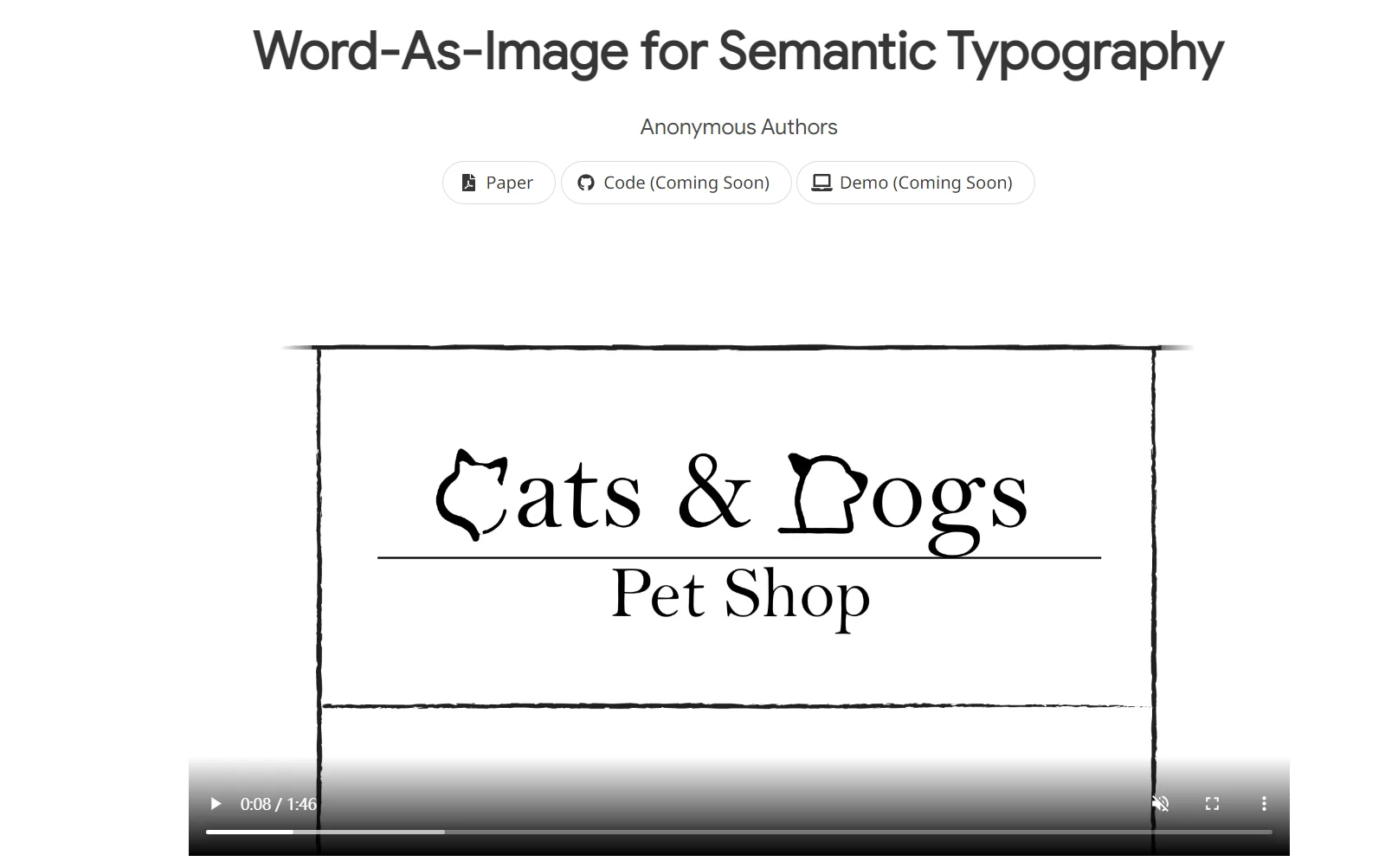 Word-As-Image