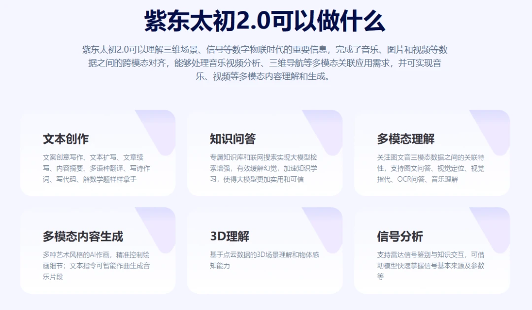 紫东太初 – 多模态大模型