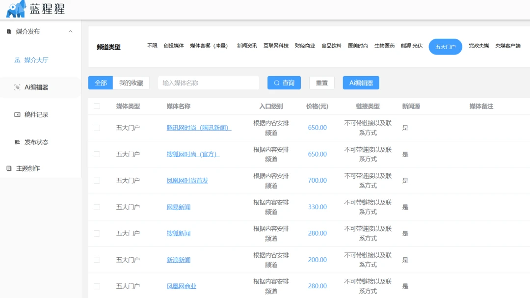 蓝猩猩PR AI