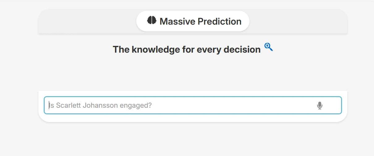 Massive Prediction