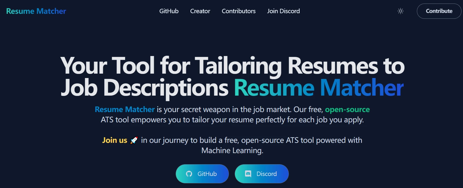 Resume Matcher
