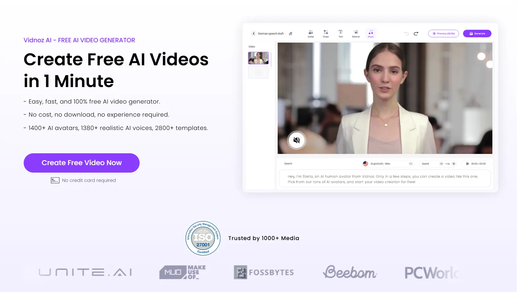 Vidnoz AI-cover